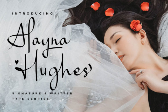 Alayna Hughes Font for Handmade Brands