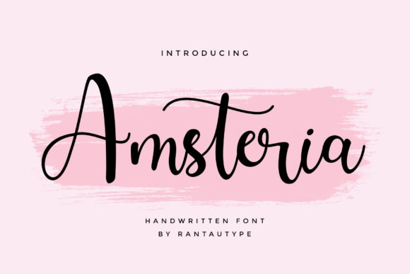 Amsteria Font for Elegant Small Business Branding