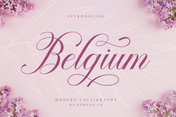 Belgium Font for Elegant Web Typography