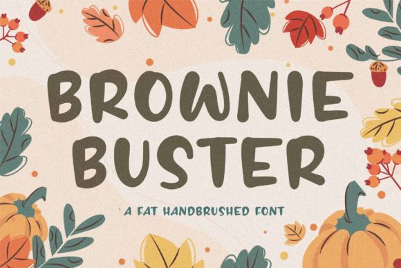Brownie Buster: A Bold Script Handwritten Font for Branding
