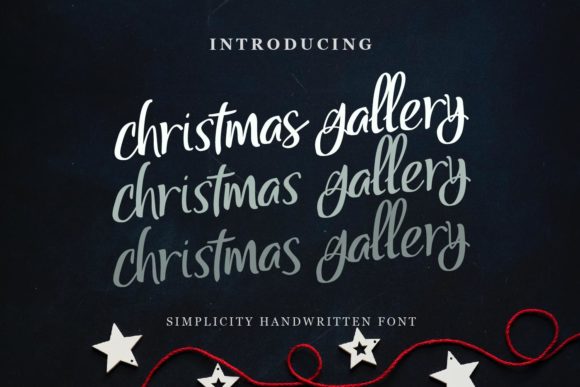 Christmas Gallery Font Review for Designers