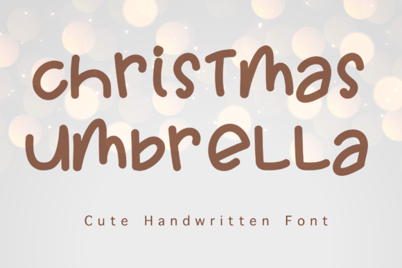 Christmas Umbrella Font: A Designer’s Review