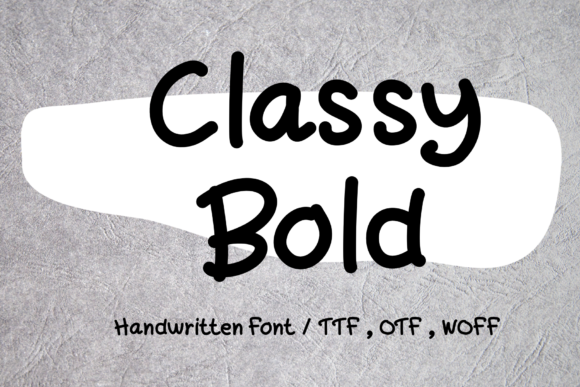 Classy Bold Typeface for Digital Branding