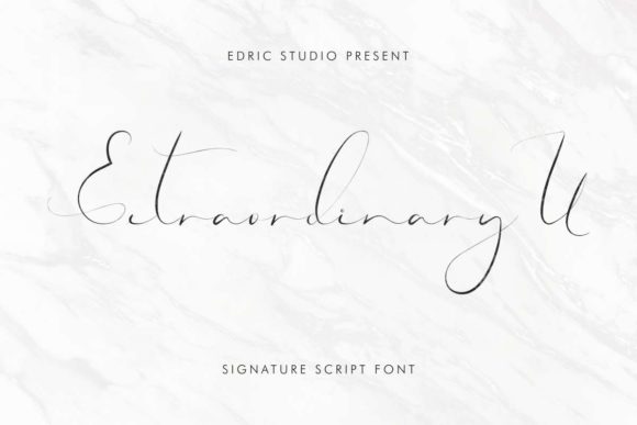 Extraordinary U Typeface Review for Branding