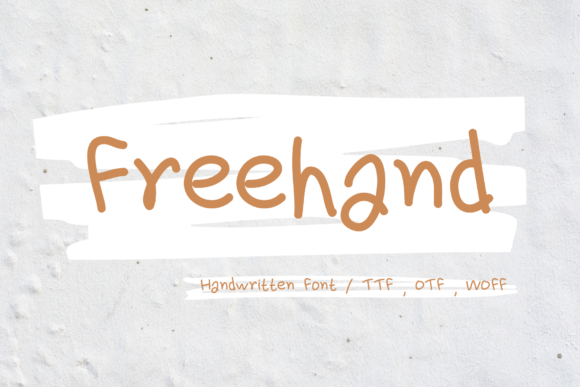 Freehand Font for Authentic Small Business Branding
