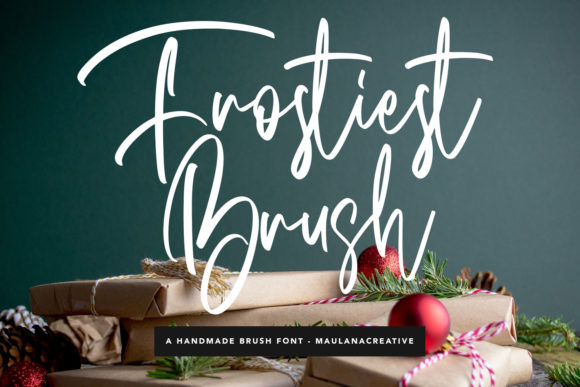 Frostiest Brush Font for Handmade Creators