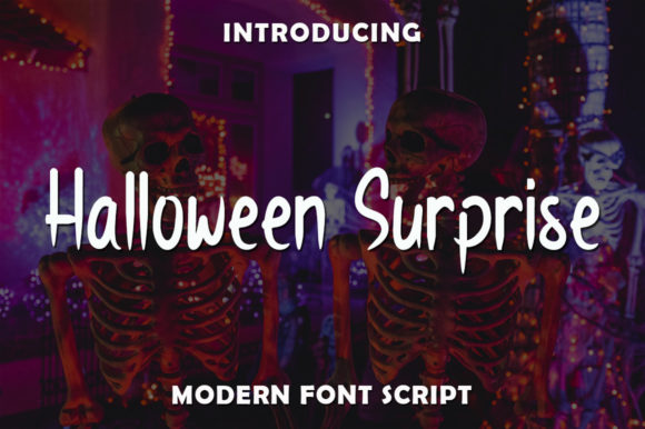 Halloween Surprise Font for Spooky Campaigns