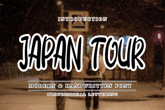 Japan Tour Font for Modern Digital Branding