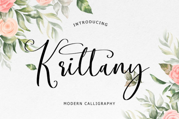 Krittany: A Delicate Script Font for Editorial Design