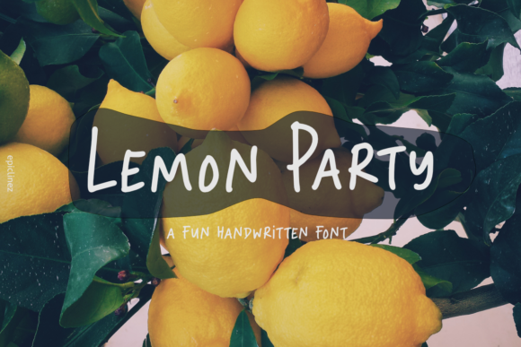 Lemon Party Font: A Quirky Handwritten Typeface Review