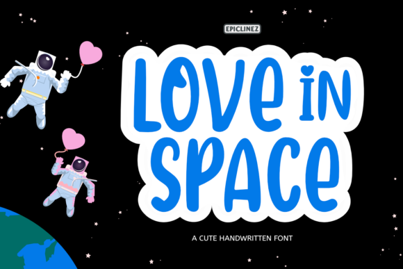 Love in Space Typeface for Editorial Design