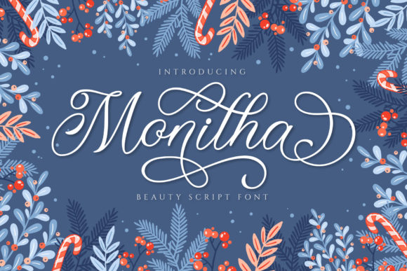 Monitha Typeface for Editorial Design