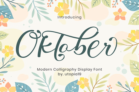 Oktober Font: Elevate Your Brand Identity