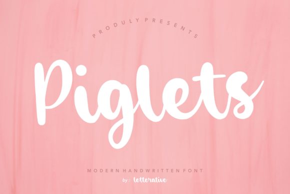Piglets Font Review for Makers