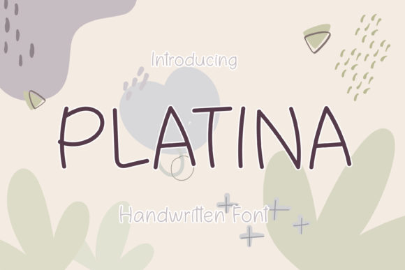 Platina: A Joyful Script Handwritten Font for Editors