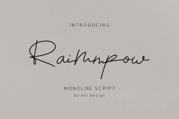 Raimmpow: A Timeless Script Handwritten Typeface