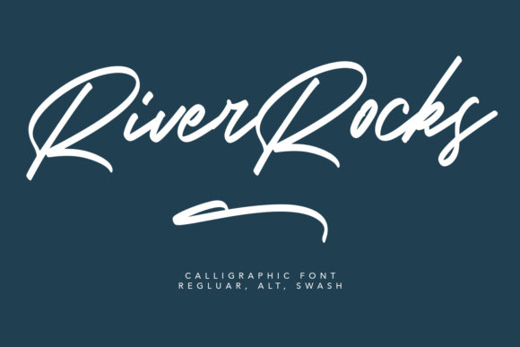 River Rocks Font for Modern Web Design