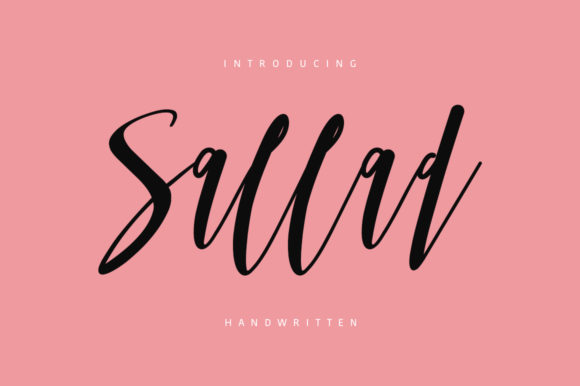 Sallad: A Quirky Handwritten Font for Campaigns