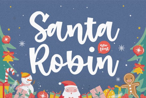 Santa Robin Typeface for Joyful Web Design