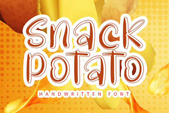 Snack Potato: A Sweet Handwritten Typeface for Editorial Design