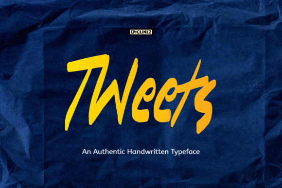 Tweets: A Handwritten Typeface for Editorial Design