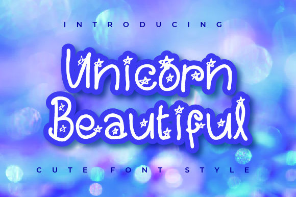 Unicorn Beautiful Font for Playful Web Design